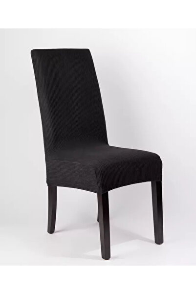 Armonia Style Ελαστικό Κάλυμμα Καρέκλας με Πλάτη 96 - Μαύρο