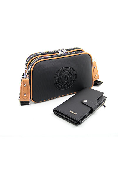 Just Polo Montero Women's Shoulder Bag Double Zipper Multi-Compartment Wallet...