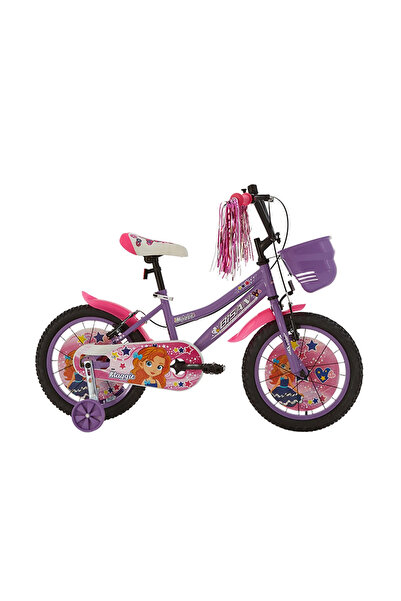 Bisan MAGGIE KIZ ÇOCUK BİSİKLETİ 26CM V 16 JANT LİLA BEYAZ