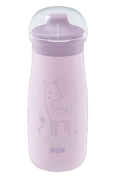 Nuk Μίνι-Μι Σιπ Ανοξείδωτο Μπουκάλι 300ml Μωβ με Ελάφι (10225325)