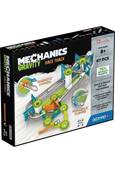 GEOMAG Νέα Μηχανική Γκραβιτιόν 67 Τεμάχια - Πίστα Αγώνων (760)