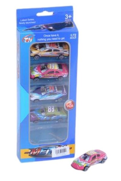 Blue Toys Σετ 5 Μεταλλικών Αυτοκινητακίων (MKG321815)