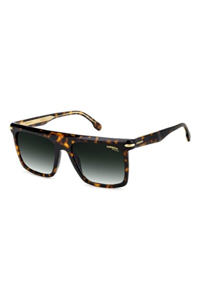 Carrera UV Protected Sunglasses Havana Frame Green Shaded Mirror Lens 56mm - ...
