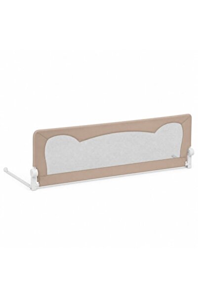 SHOPIENS Protecție laterală pentru pat copii, bej, 150x57cm, pliabilă, barier...