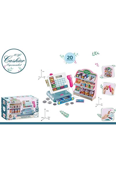 Blue Toys Ταμειακή μηχανή με σταντ φαγητού (MKO849503)