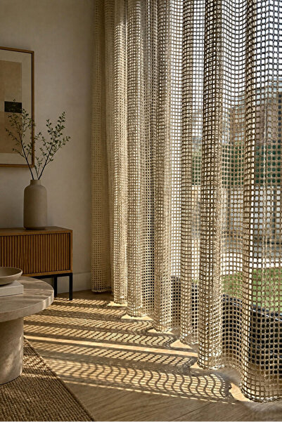 Mexess Premium Luxury Heavy Draped Mesh Tulle Cat Tulle Living Room Kitchen D...