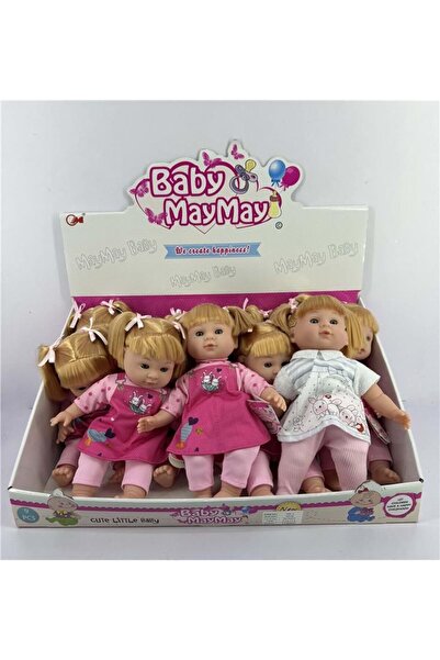 Blue Toys Μέι Μέι Κούκλα Μωρό Κορίτσι Με Κοτσίδες Και Φόρεμα (MKV883462)