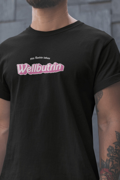 buzagi tasarım ürünleri This Barbie Is Unisex Black Regular T-Shirt