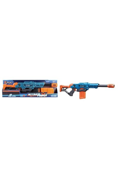 Blue Toys Τούρμπο Όπλο Δύναμης Επίθεσης με 12 Βελάκια (MKS960541)