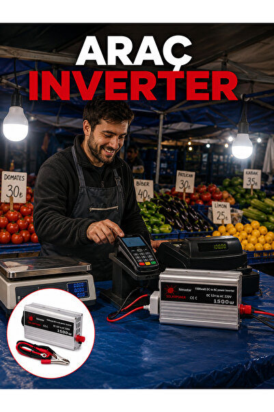 teknotrust Invertor auto Preminium 1500W Priză puternică