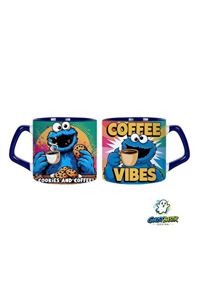 Ghostbastır Design Cookie Monster Mug |   Single Piece 0792