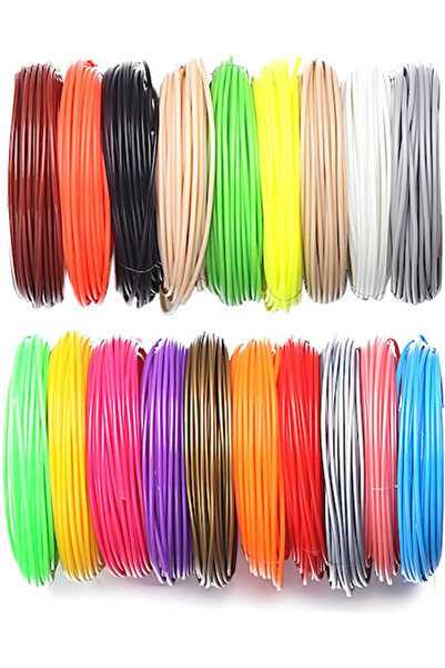 Factory PLA 1.75mm Πολύχρωμο Σετ 20 Τεμαχίων 5μ