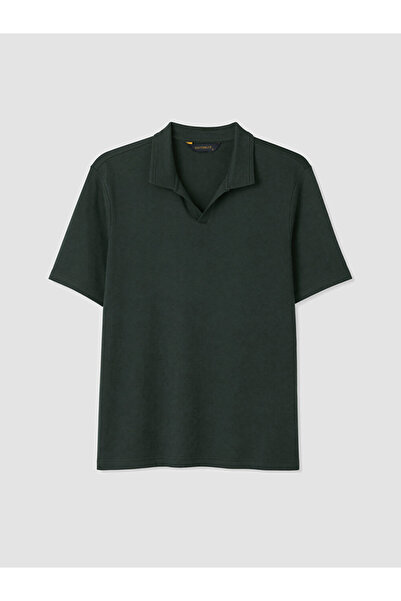 LC Waikiki Rmz Gi̇yi̇m Farkiyla Devrik Roba Yaka Men's T-Shirt
