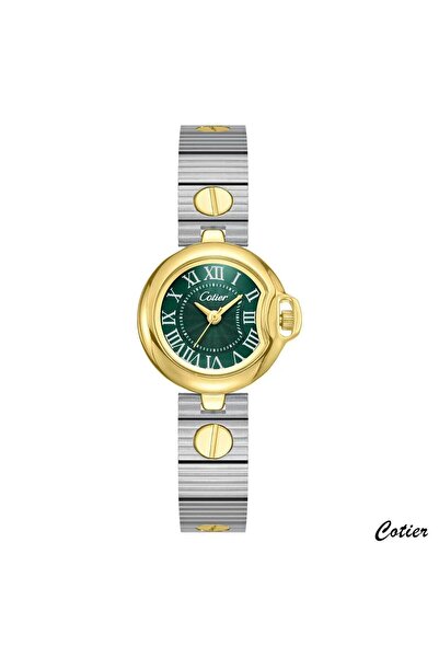 Cotier Couture Women's Watch Steel Silver Gold Color