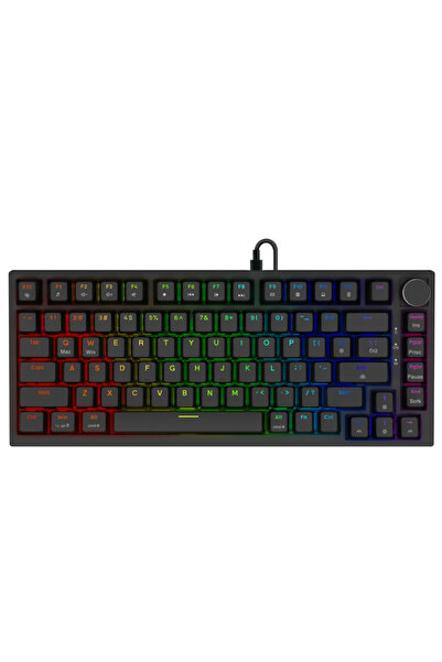 Savio Astral Jade Wired USB RGB Keyboard, Black