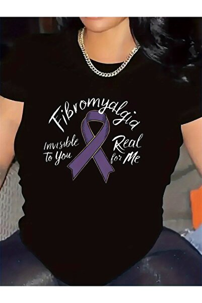 17TAKI Short Sleeve T-Shirt With Fibromyalgia Design | Durable And Comfortabl...