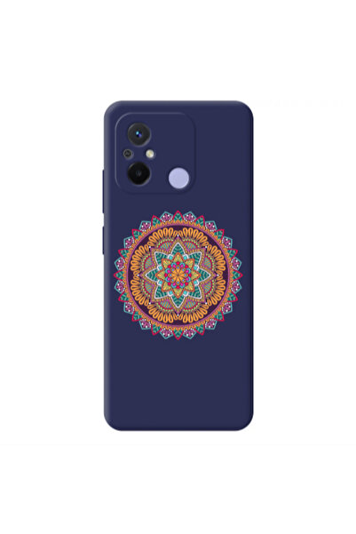 Other Xiaomi Redmi 12C Mandala D102 Dark blue Colored Silicone TPU Θήκη