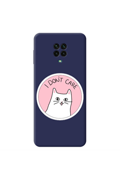 Other Xiaomi Redmi Note 9 Pro I dont Care Dark blue Colored Silicone TPU Θήκη