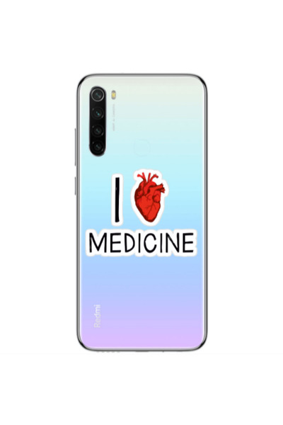 Other Xiaomi Redmi Note 8 I Love Medicin Transparent Silicone TPU Θήκη