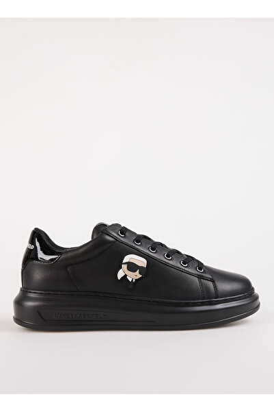 Karl Lagerfeld Siyah Erkek Deri Sneaker KAPRI MENS Karl NFT Lo Lace