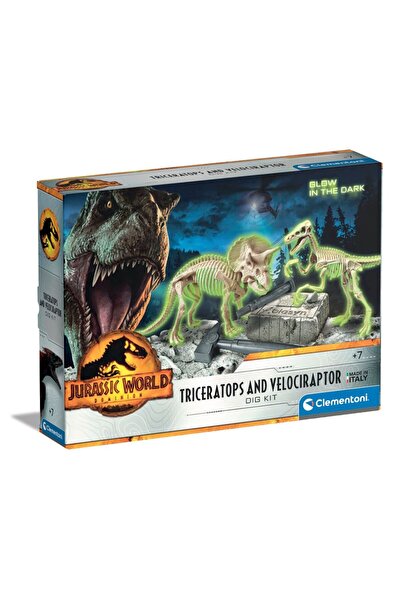 CLEMENTONI Triceratops and Velociraptor Dig Kit
