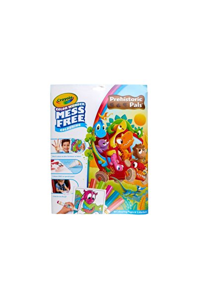 Crayola صفحات تلوين وماركرات على شكل ديناصورات من كولور ووندر لا تسبب فوضى