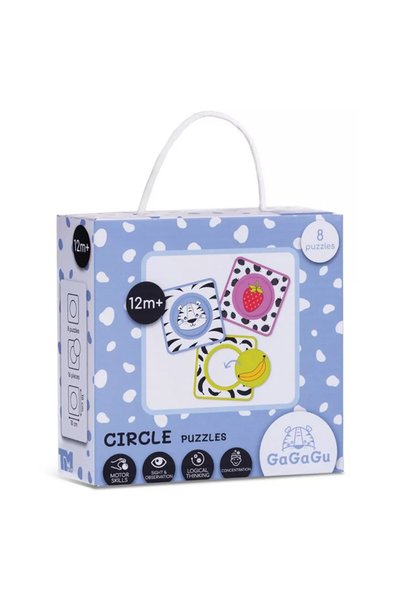 GaGaGu Puzzle 12month+ - Circles 8 pieces