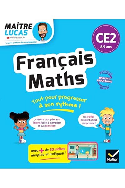 Hatier Francais Et Maths Ce2 Nouveau Programme Cahier De Soutien Avec Des Vid...