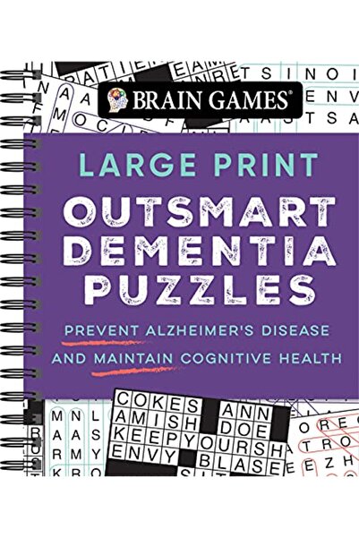 Publications International, Ltd. Brain Games Large Print Outsmart Dementia Pu...