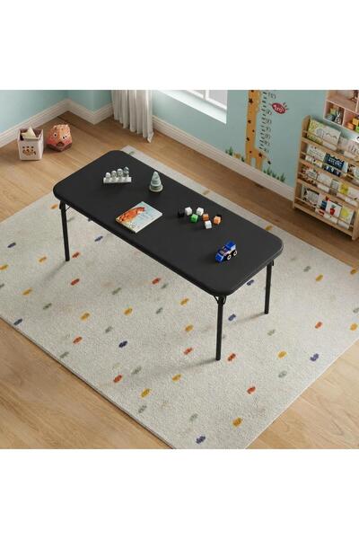 Garvee 47-Inch Rectangular Folding Table, Portable Indoor and Outdoor Folding...