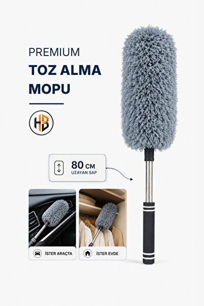 HOBİLON Teleskopik Saplı & Dayanıklı Gövde & Araba Ev İşyeri Toz Alma ve Temi...