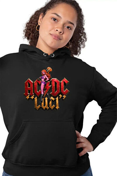 OEM AC/DC Luci Merch Women's Hoodie ACDC
