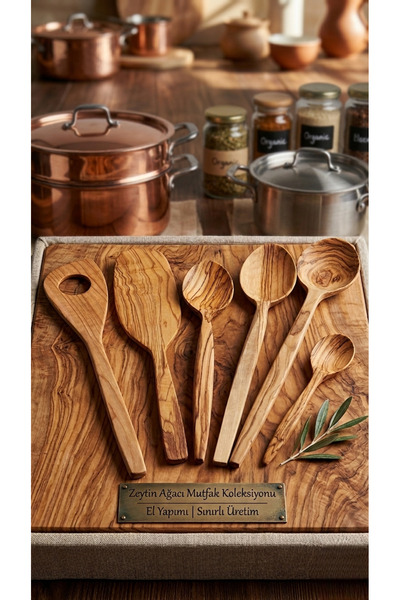 Home Olive Tree Food Serving Set