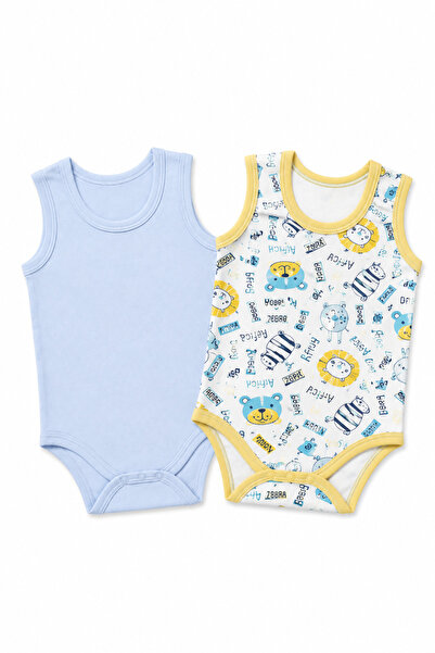 Babyhola 100% Cotton 2-Piece Snap Strap Badi Set 302