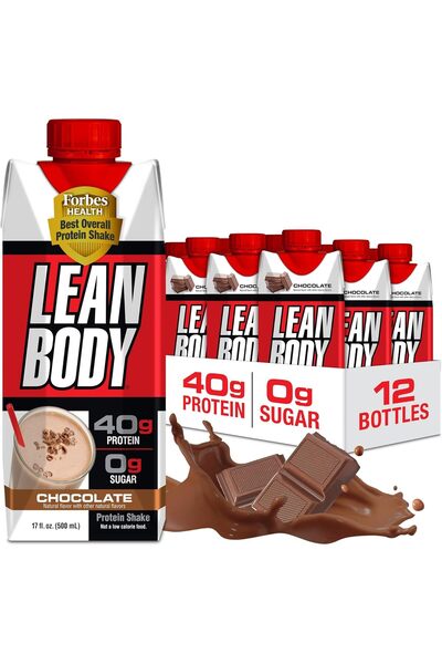 Labrada Lean Body Rtd Chocolate Protein Shake 17 Fl Oz (500 Ml) - Pack Of 12