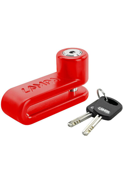 Lampa Pinch XL Κλειδαριά Δισκόφρενου Μοτοσικλέτας με Πείρο 10mm σε Κόκκινο Κω...