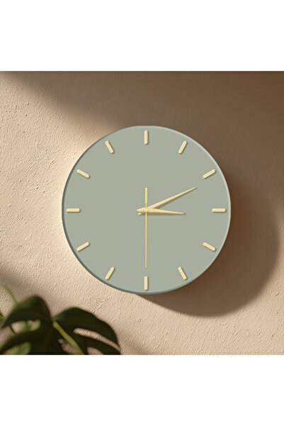no26dekor Dekoratif Duvar Saati – 33 cm UV Baskılı MDF Duvar Saati