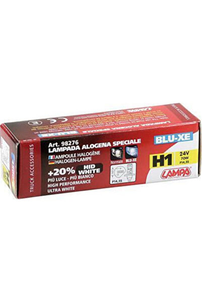 Lampa Λάμπες Αυτοκινήτου Blu-Xe H1 Αλογόνου 4500K Λευκό 24V 70W 1 τεμάχιο