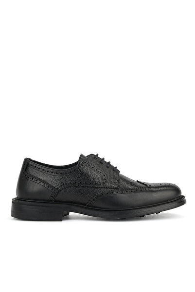 Ziya , Men's Genuine Leather Shoes 163986Z4453 Black