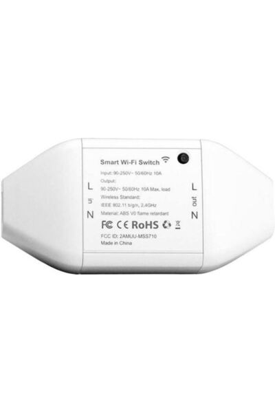 MEROSS Έξυπνος Διακόπτης Ενδιάμεσης Σύνδεσης Wi-Fi σε Λευκό χρώμα Κωδικός: MS...