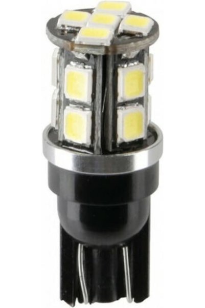Lampa Λάμπες Αυτοκινήτου T10 LED 6500K Ψυχρό Λευκό 9-30V 2 τεμάχια