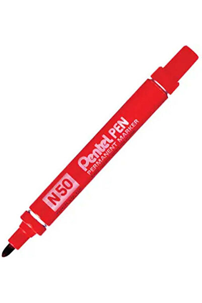 Pentel N50 Μαρκαδόρος Μόνιμος 2mm Κόκκινος