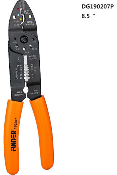 finder Εργαλείο πρεσαρίσματος 0.5-6mm² με κόφτη καλωδίων (Μήκος 215mm) Κωδικό...