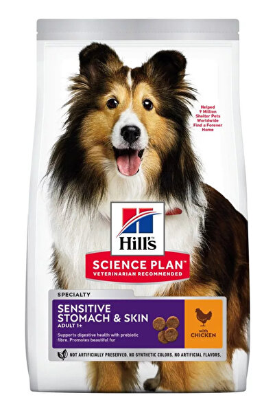 Hill's Hrană uscată Sensitive pentru câini adulți, cu pui 2,5 kg