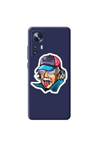 Other Xiaomi Mi 12 Einstein Dark blue Colored Silicone TPU Θήκη