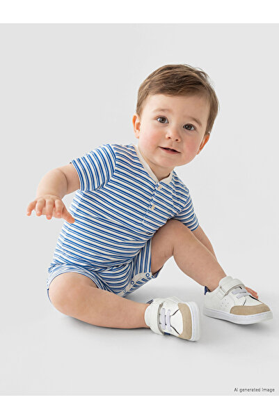 LC Waikiki Striped Baby Boy Jumpsuit
