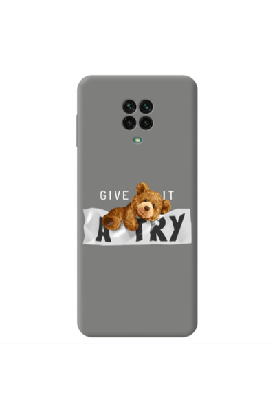 Other Xiaomi Redmi Note 9 Pro Give me Grey Colored Silicone TPU Θήκη