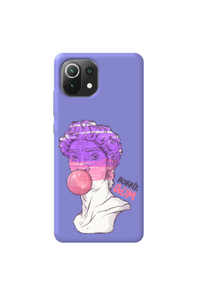 Other Xiaomi Mi 11 Lite Pin Bubble Purple Colored Silicone TPU Θήκη