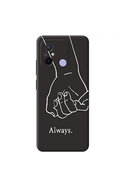 Other Xiaomi Redmi 12C Always Black Colored Silicone TPU Θήκη