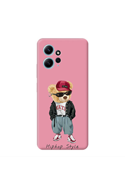 Other Xiaomi Redmi Note 12 4G Hip hop style Pink Colored Silicone TPU Θήκη